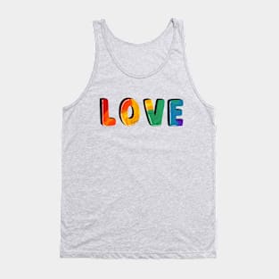 Rainbow Love Tank Top